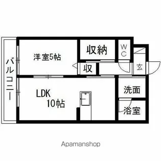 グランメゾンⅡ【4階】の間取り