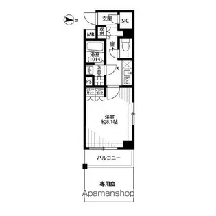 東京都江東区東陽7丁目【マンション】の間取り