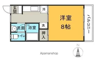 アベニュー島内【206号室】の間取り