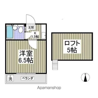 クリアス北坂戸D 旧レモンハウス北坂戸D【2階】の間取り