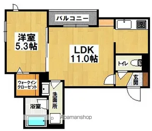 シャーメゾン宏仁【2階】の間取り