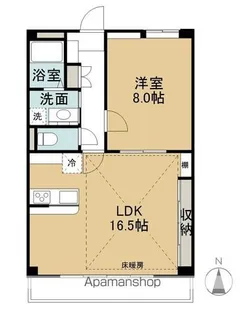 にしの台ヒルズ【5階】の間取り