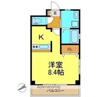 アネックスM&K【4階】の間取り