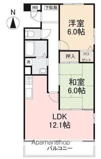 プロスパーI【2階】の間取り