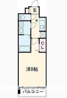 S-RESIDENCE大橋FLUSS【2階】の間取り