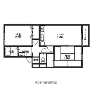 ソシア601【A201号室】の間取り