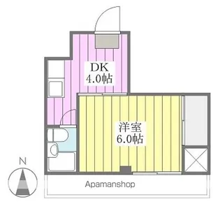 味酒ハイツ【3階】の間取り