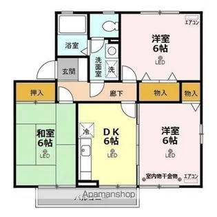 パークロイヤル B【2階】の間取り
