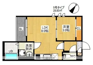 REGALEST 千早【2階】の間取り