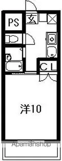 パールメゾンⅡ【401号室】の間取り
