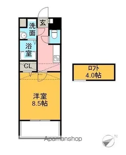 ピュアレジデンス【6階】の間取り