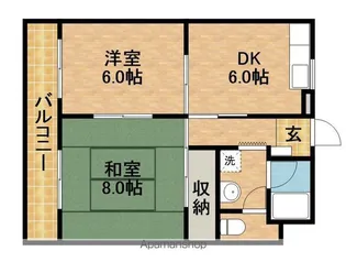 ロイヤルマルトウⅡ【4階】の間取り
