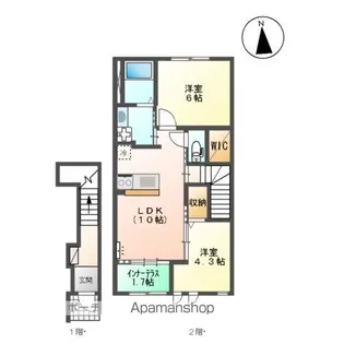 KS Ⅴ【2階】の間取り