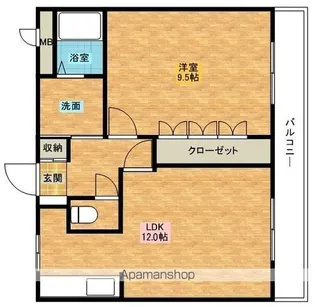 大阪府泉北郡忠岡町馬瀬1丁目【アパート】の間取り