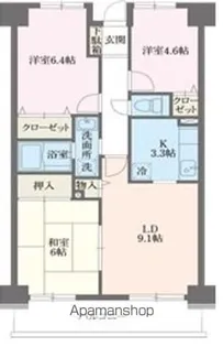 コンフォート津田沼壱番館【2階】の間取り
