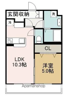 ルグラン(LEGRAND)【5階】の間取り