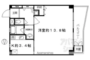 藤和シティホームズ西洞院【304号室】の間取り