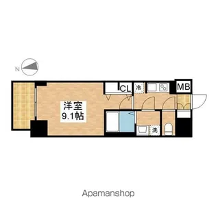 SーRESIDENCE東別院【2階】の間取り