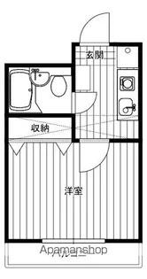 ジュネパレス新松戸第45【2階】の間取り
