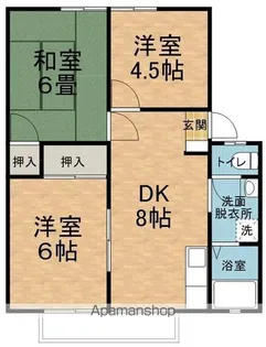 太田アーバン2【202号室】の間取り