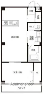 メイク・ア・ウィッシュ【2階】の間取り