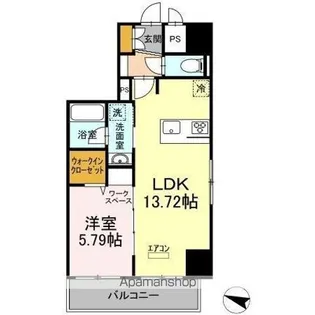 BELTS SHINJUKU レジデンス【10階】の間取り