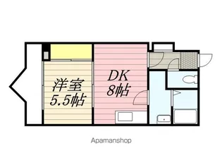 パスウェイ弐番館【403E号室】の間取り