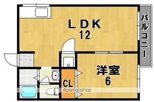 ハイツ久田【2階】の間取り