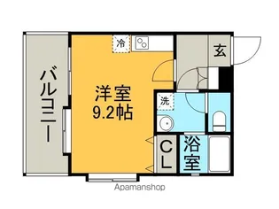 アクタス薬院大通り【901号室】の間取り