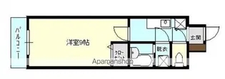 セラフィン西新南【10階】の間取り