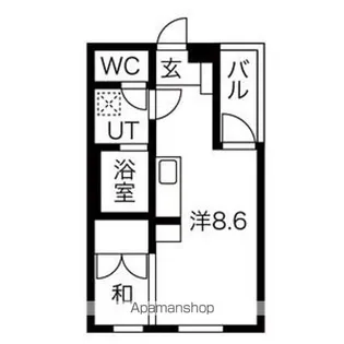 Castana黄金【3階】の間取り