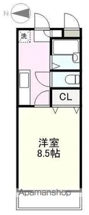 APARTMENT M【202号室】の間取り