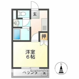 トーゴーハイツ【1階】の間取り