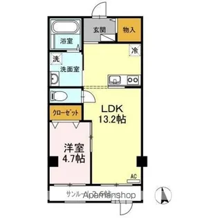 阿品ビル【2階】の間取り