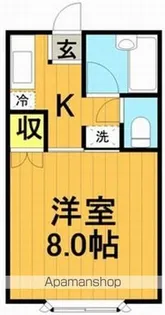 福島県郡山市長者2丁目【アパート】の間取り