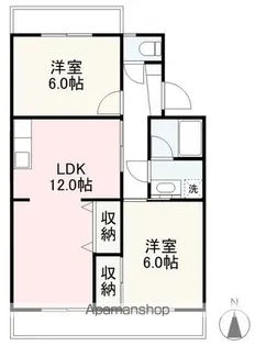 フジタハイツ【1階】の間取り