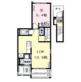 花音名西【2階】の間取り