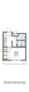レオパレス新宿A館【4階】の間取り