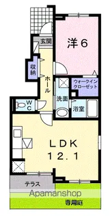 ブリーゼⅡ【1階】の間取り