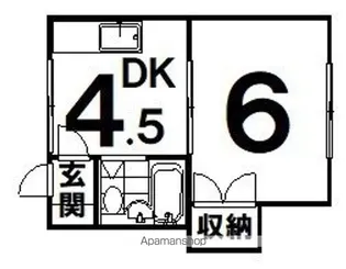 フェイス花園【2階】の間取り