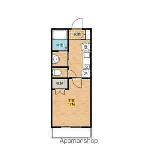 フォンティーヌ【1階】の間取り