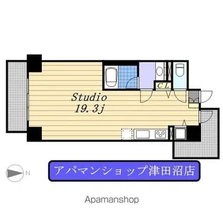 ウィルテラス千葉中央【14階】の間取り
