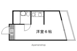カレッジマンション七瀬川【202号室】の間取り