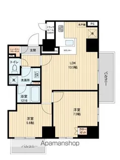 HF田端レジデンス【9階】の間取り