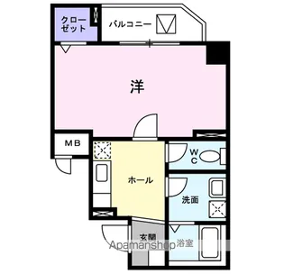 グランソレイユ【501号室】の間取り