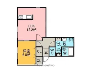 メゾン・プレシャス【1階】の間取り