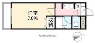ピュアハイツ西町【4階】の間取り