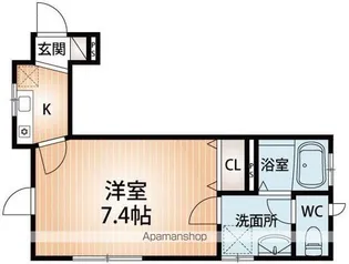 クレシエンテ【1階】の間取り