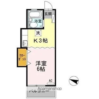 ピュアハイツ生野【4階】の間取り