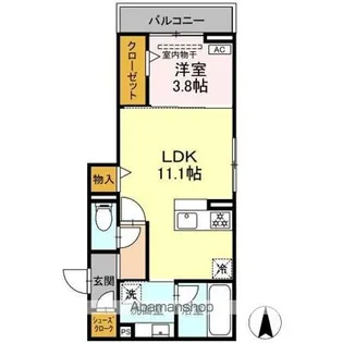 Novella【3階】の間取り